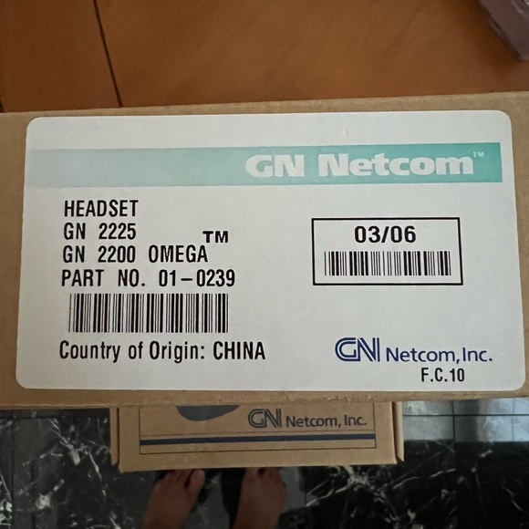 *HP* 🎉 🆕 GN Netcom 2225 Omega Noise Cancelling Binaural Headset - Picture 5 of 8